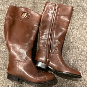 Tory Burch tall zipper boots